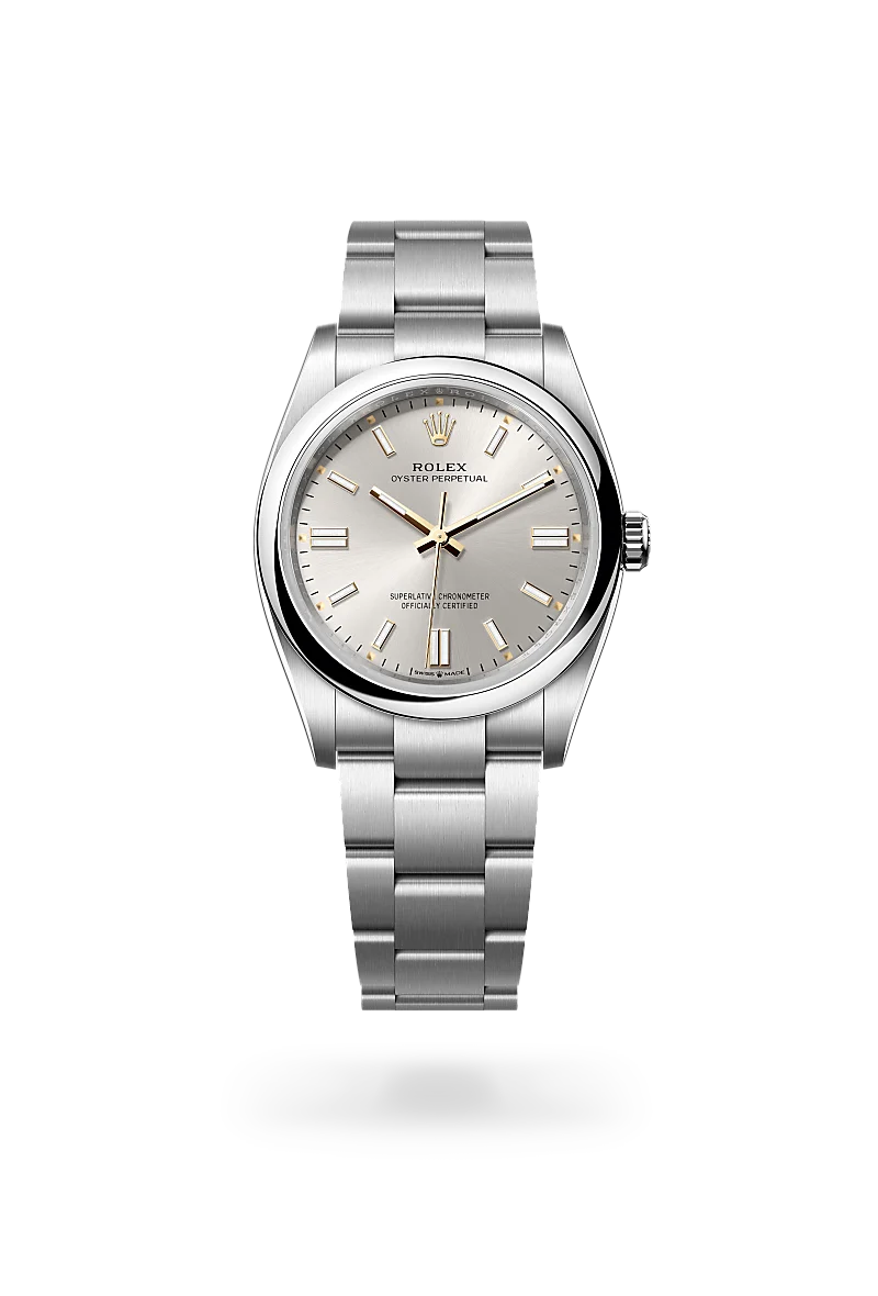Rolex Oyster Perpetual 36 in Oyster, 36 mm, Oystersteel at The Hour Glass