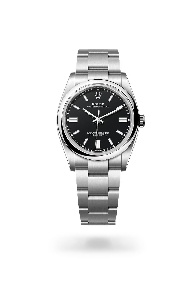 Rolex Oyster Perpetual 36 in Oyster, 36 mm, Oystersteel at The Hour Glass