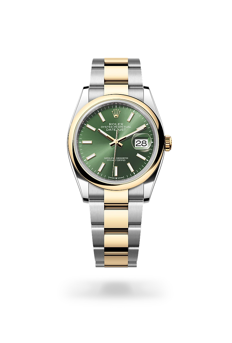 Rolex Datejust 36 in Yellow Rolesor - combination of Oystersteel and yellow gold, M126203-0058 - The Hour Glass