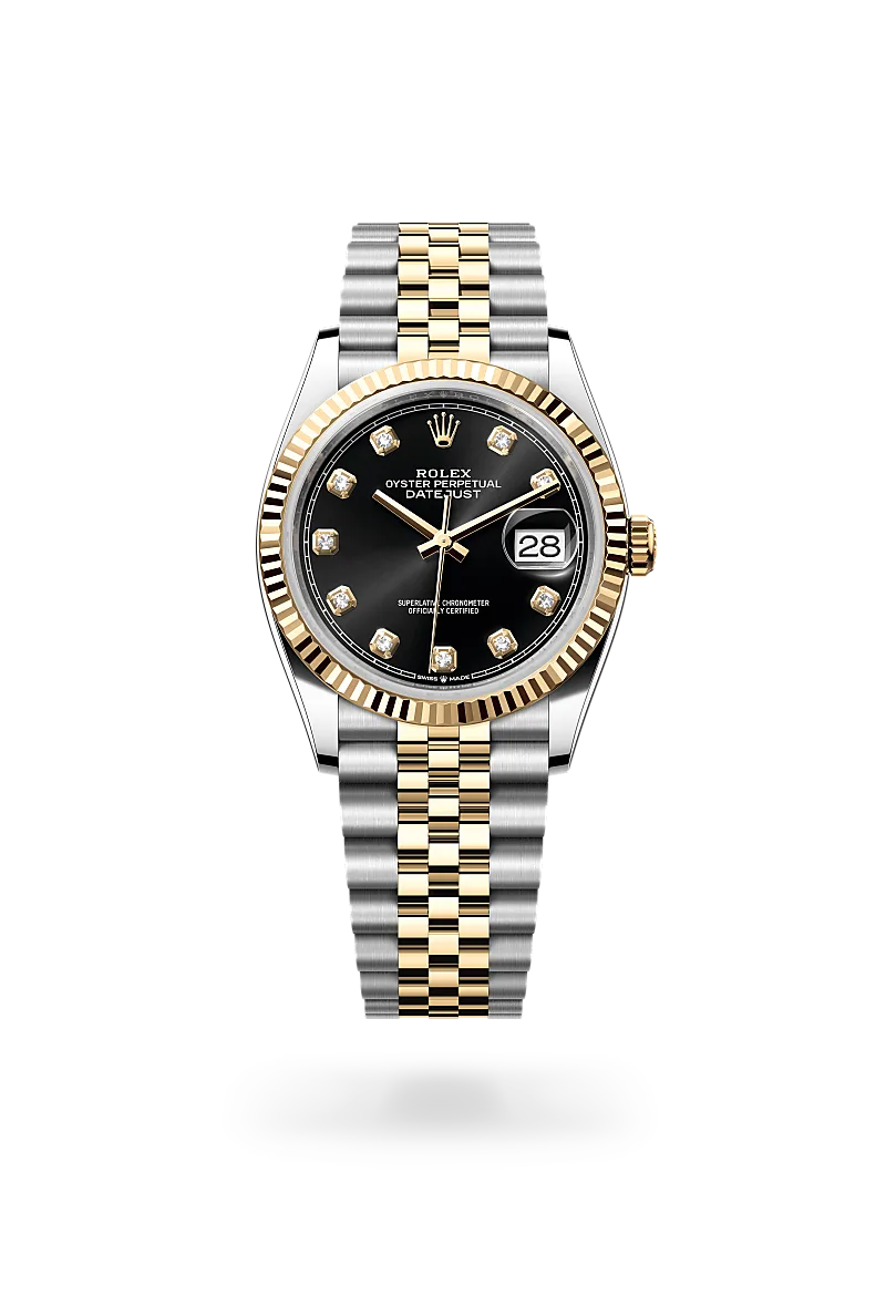 Rolex Datejust 36 in Yellow Rolesor - combination of Oystersteel and yellow gold, M126233-0021 - The Hour Glass