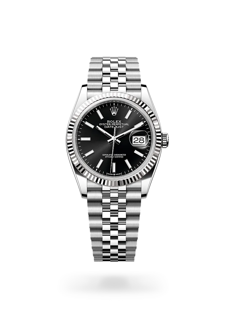 Rolex Datejust 36 in White Rolesor - combination of Oystersteel and white gold, M126234-0015 - The Hour Glass