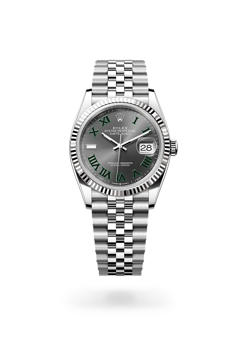 Rolex Datejust 36 in White Rolesor - combination of Oystersteel and white gold, M126234-0045 - The Hour Glass