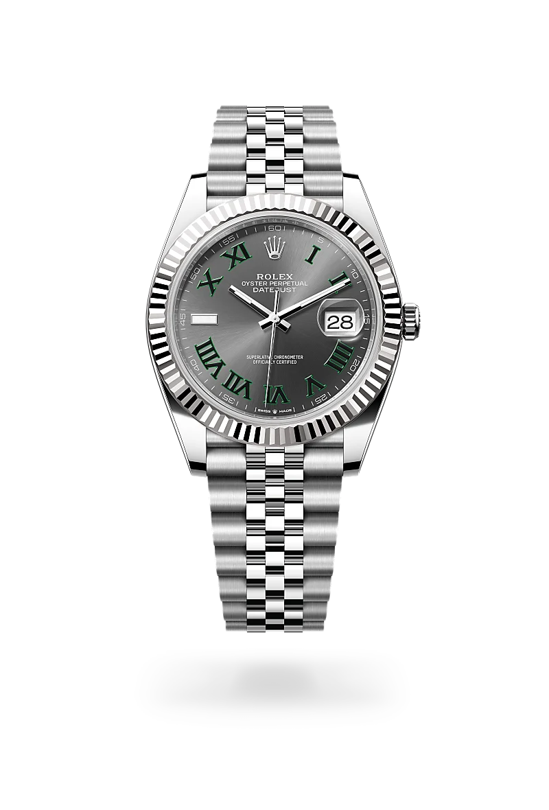 Rolex Datejust 41 in White Rolesor - combination of Oystersteel and white gold, M126334-0022 - The Hour Glass