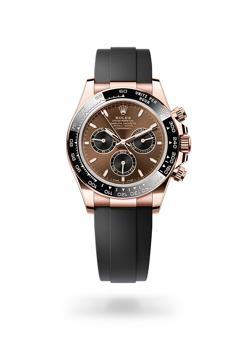 Rolex Cosmograph Daytona in Oyster, 40 mm, Everose gold at The Hour Glass