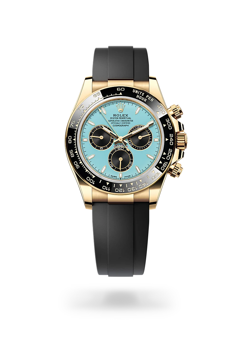 Rolex Cosmograph Daytona in Oyster, 40 mm, yellow gold at The Hour Glass