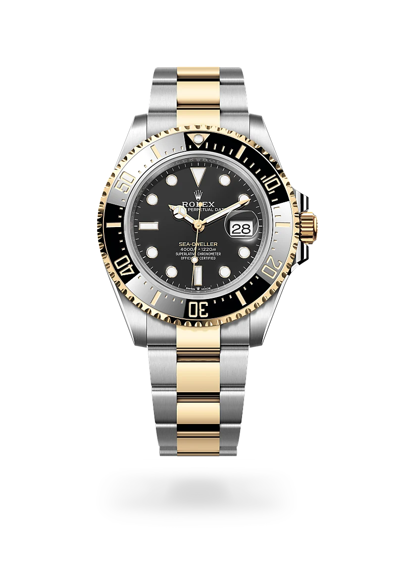Rolex Sea-Dweller in Oyster, 43 มม. ทำจาก Oystersteel และทองคำ at The Hour Glass