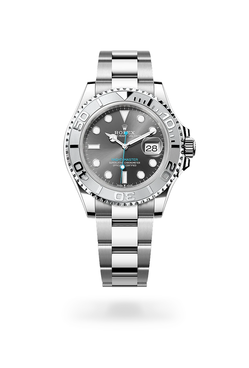 Rolex Yacht-Master 40 in Oyster, 40 mm, Oystersteel and platinum at The Hour Glass