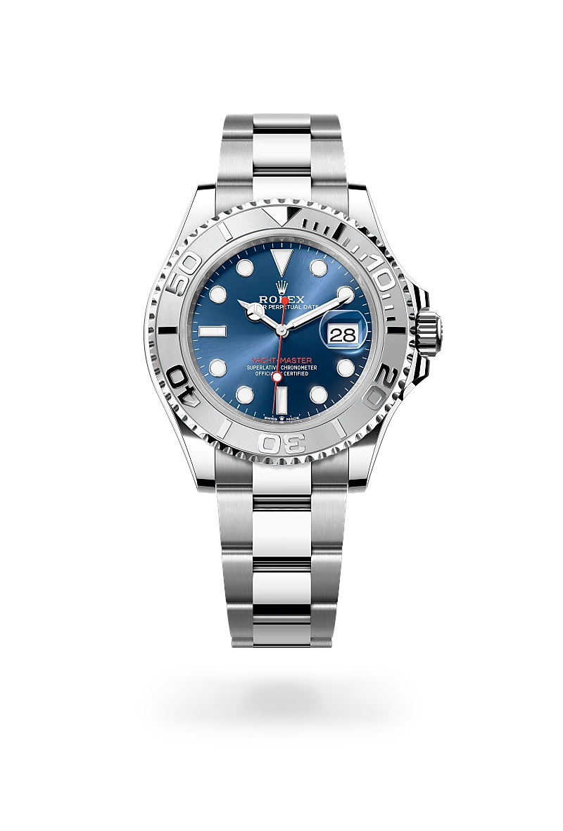 Rolex Yacht-Master 40 in Oyster, 40 mm, Oystersteel and platinum at The Hour Glass