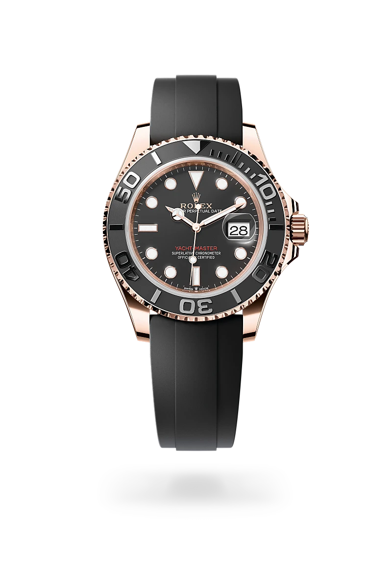 Rolex Yacht-Master 40 in Oyster, 40 mm, Everose gold at The Hour Glass