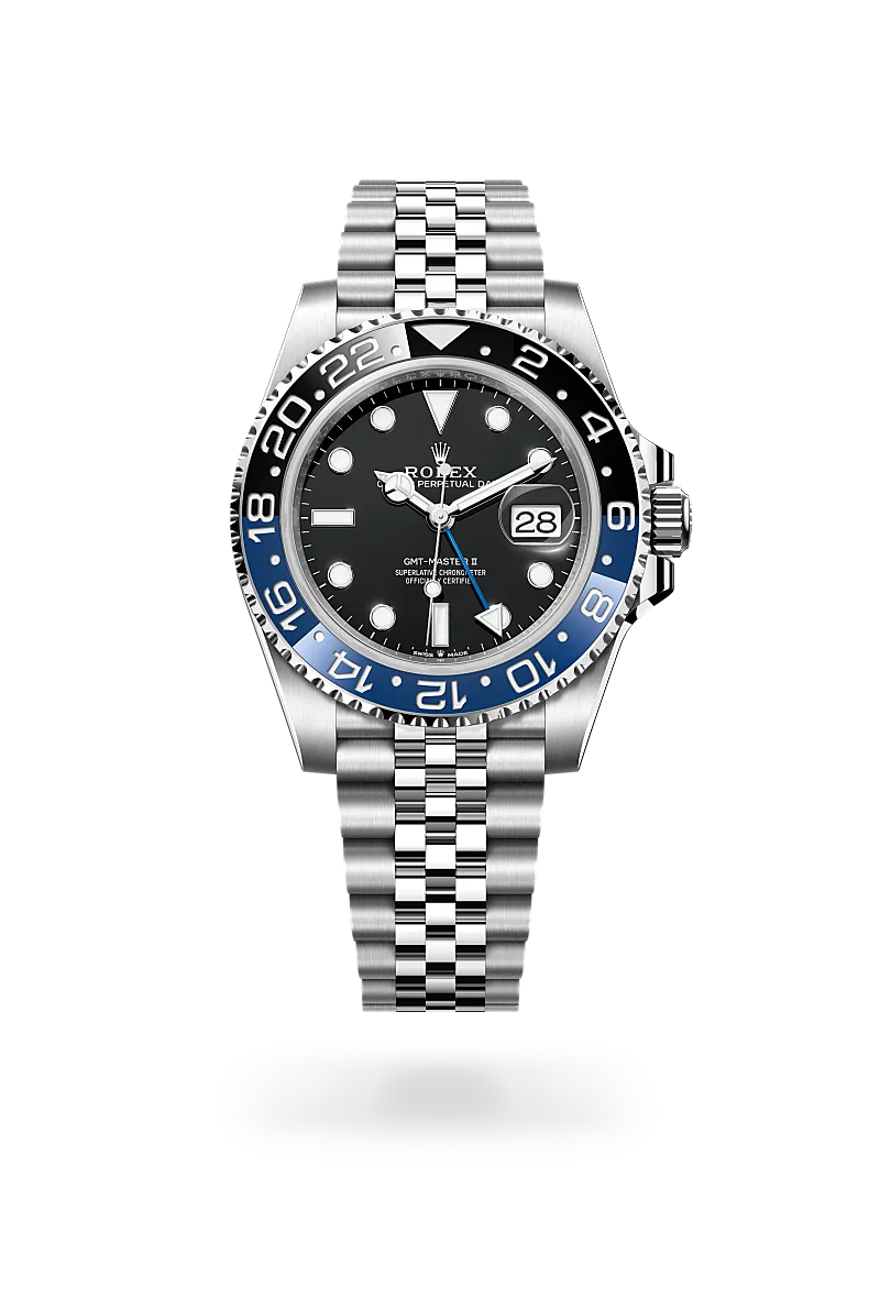 Rolex GMT-Master II in Oyster, 40 mm, thép Oystersteel at The Hour Glass