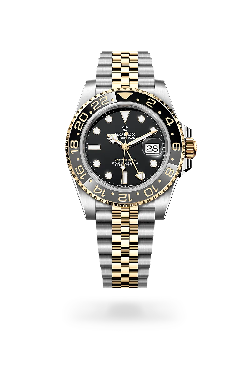 Rolex GMT-Master II in Oyster, 40 mm, thép Oystersteel và vàng kim at The Hour Glass