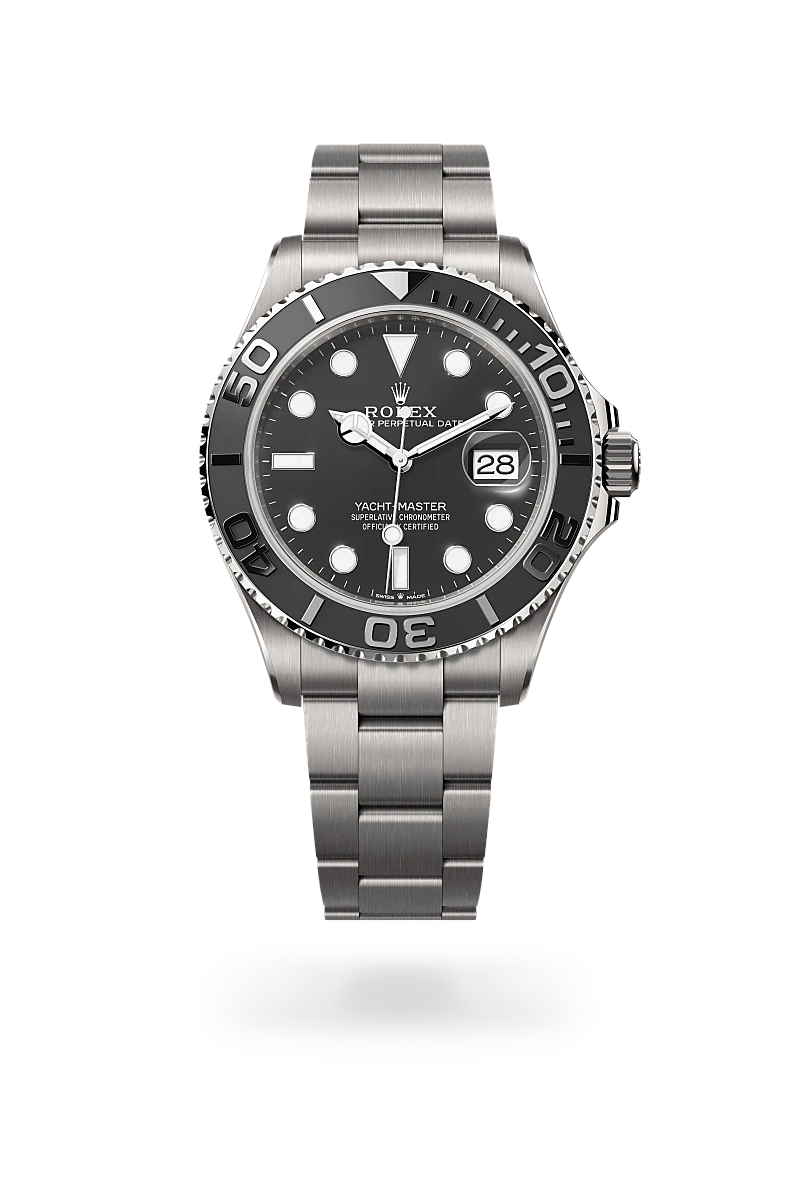 Rolex Yacht-Master 42 in Oyster, 42 mm, RLX titanium at The Hour Glass