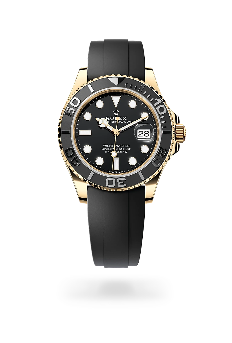 Rolex Yacht-Master 42 in Oyster, 42 mm, yellow gold at The Hour Glass
