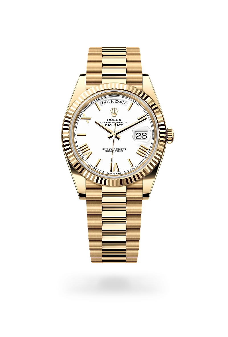 Rolex Day-Date 40 in Oyster, 40 mm, vàng kim at The Hour Glass