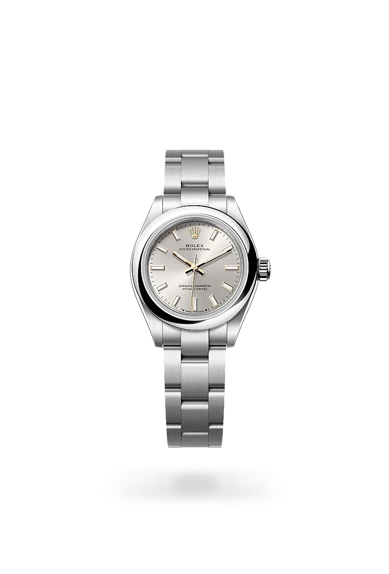 Rolex Oyster Perpetual 28 in Oyster, 28 mm, Oystersteel at The Hour Glass
