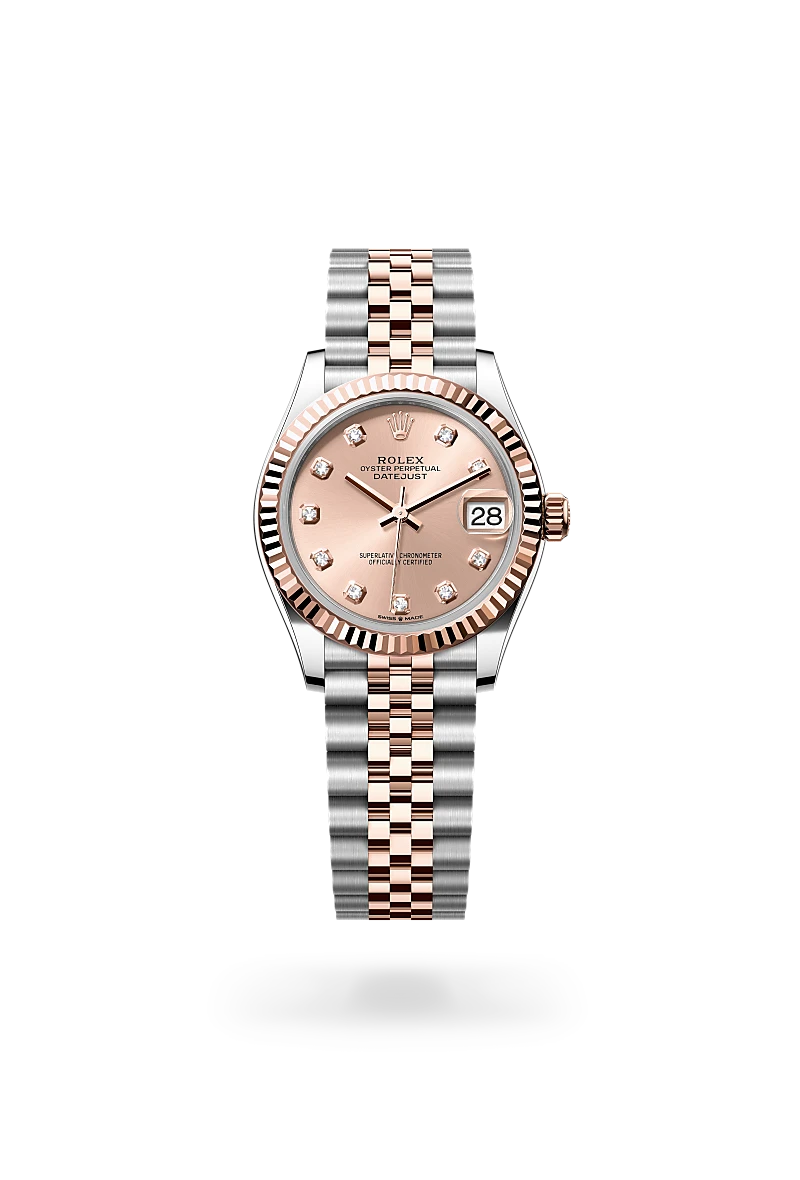 Rolex Datejust 31 in Everose Rolesor - combination of Oystersteel and Everose gold, M278271-0024 - The Hour Glass
