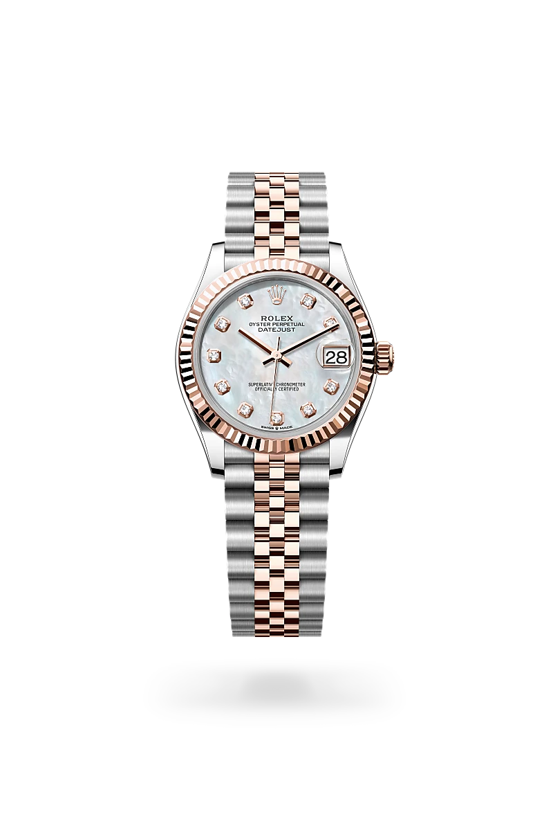 Rolex Datejust 31 in Everose Rolesor - combination of Oystersteel and Everose gold, M278271-0026 - The Hour Glass
