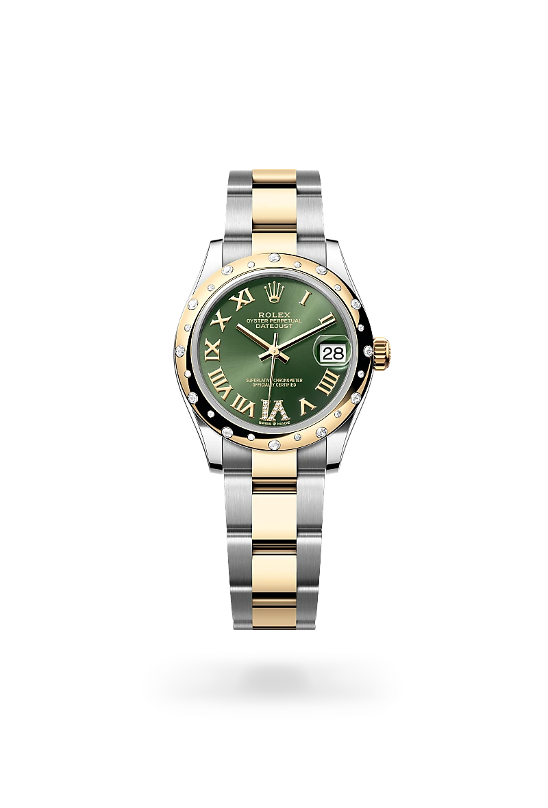 Rolex Datejust 31 in Yellow Rolesor - combination of Oystersteel and yellow gold, M278343RBR-0015 - The Hour Glass