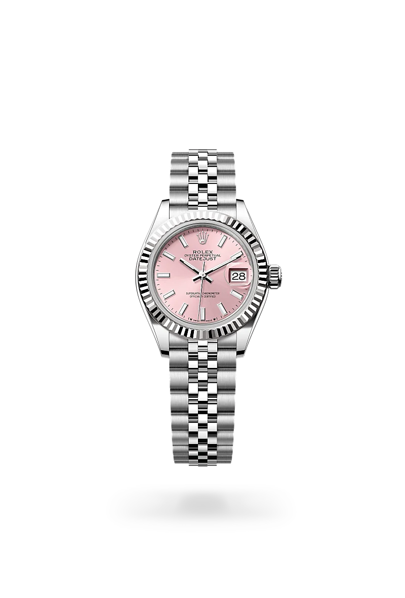 Rolex Lady-Datejust in White Rolesor - combination of Oystersteel and white gold, M279174-0001 - The Hour Glass