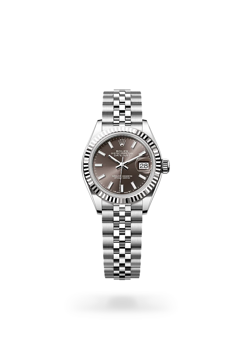 Rolex Lady-Datejust in White Rolesor - combination of Oystersteel and white gold, M279174-0011 - The Hour Glass