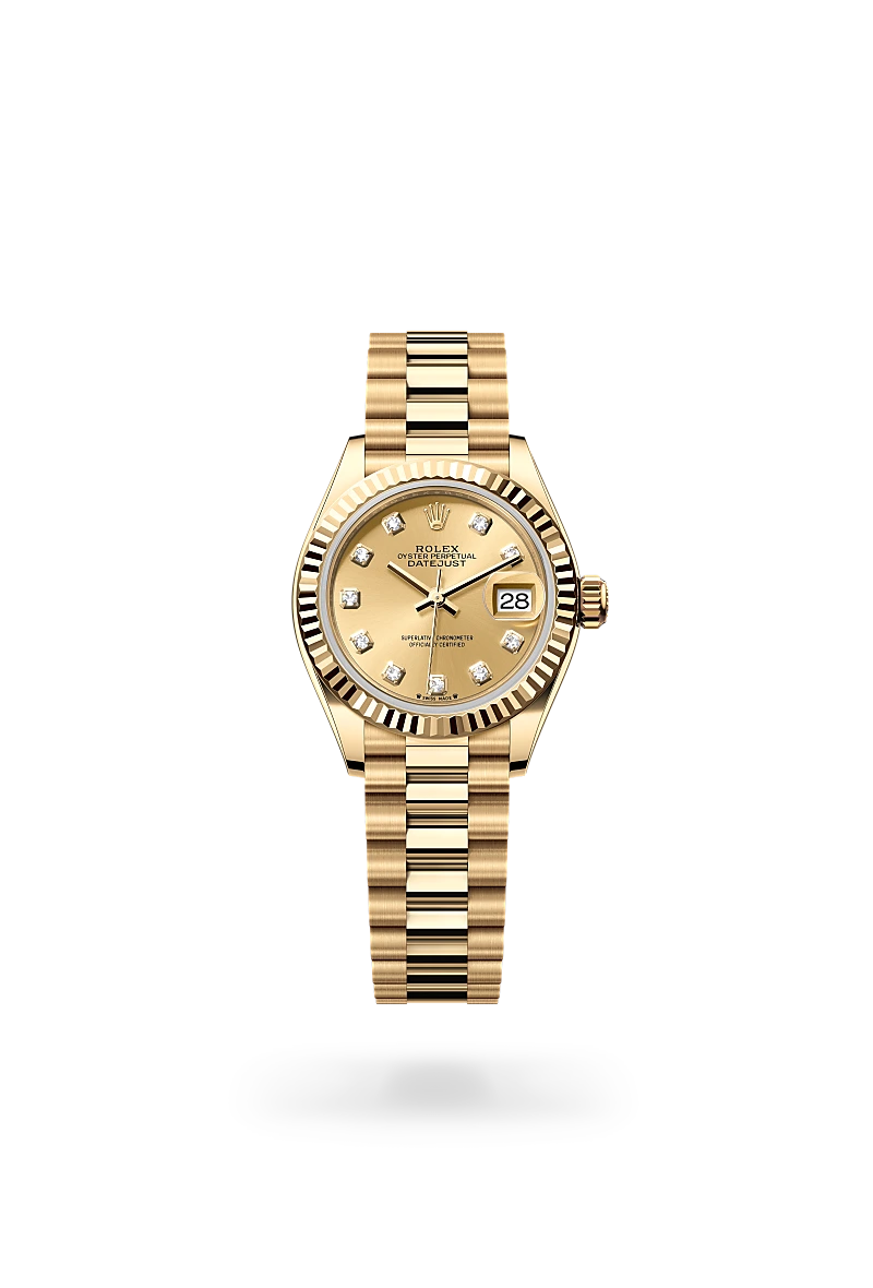 Rolex Lady-Datejust in 18 ct yellow gold, M279178-0017 - The Hour Glass