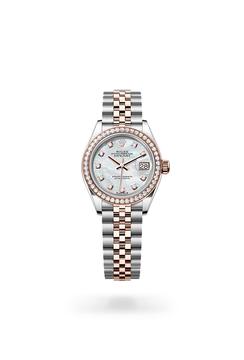 Rolex Lady-Datejust in Everose Rolesor - combination of Oystersteel and Everose gold, M279381RBR-0013 - The Hour Glass