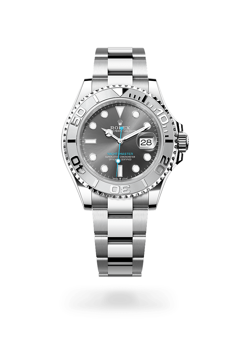 Rolex Yacht-Master 40 in Rolesium - combination of Oystersteel and platinum, M126622-0001 | The Hour Glass