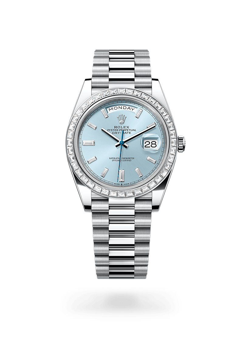 Rolex Day-Date 40 in Platinum, M228396TBR-0002 | The Hour Glass