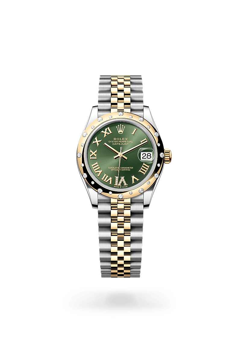 Rolex Datejust 31 in Yellow Rolesor - combination of Oystersteel and yellow gold, M278343RBR-0016 | The Hour Glass