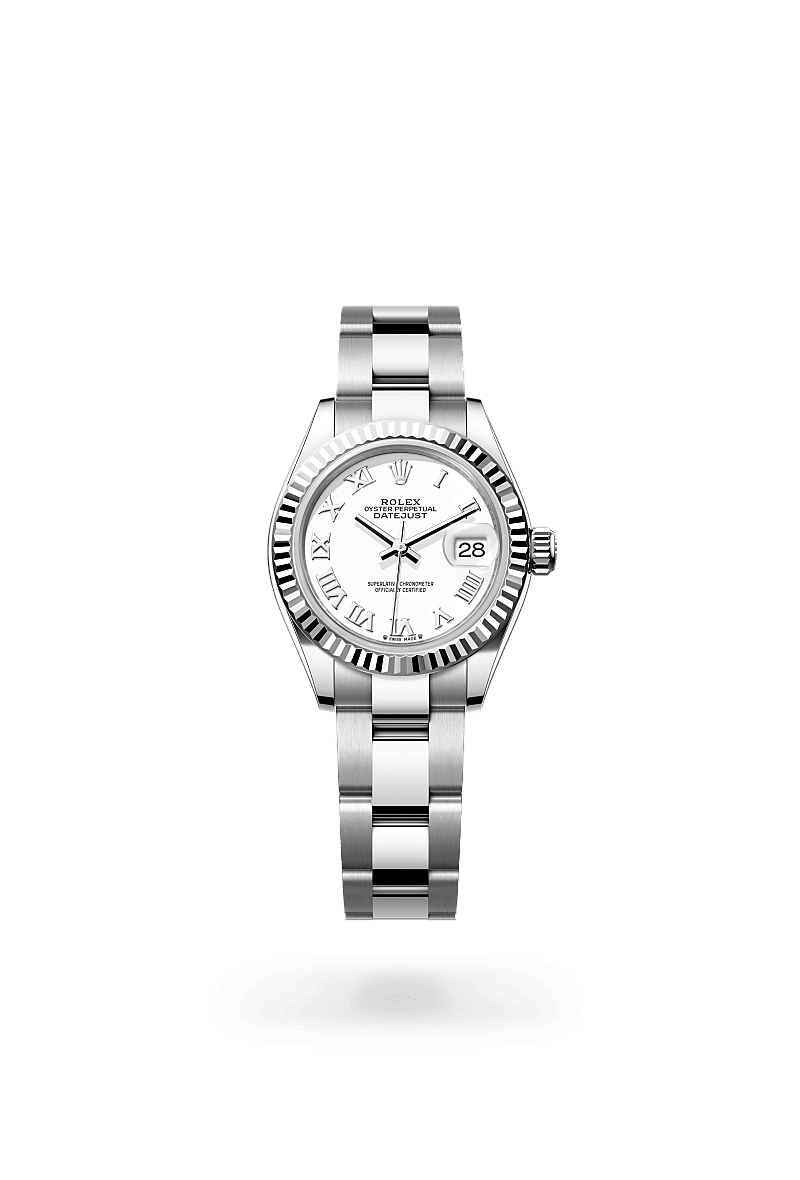 Rolex Lady-Datejust in White Rolesor - combination of Oystersteel and white gold, M279174-0020 | The Hour Glass