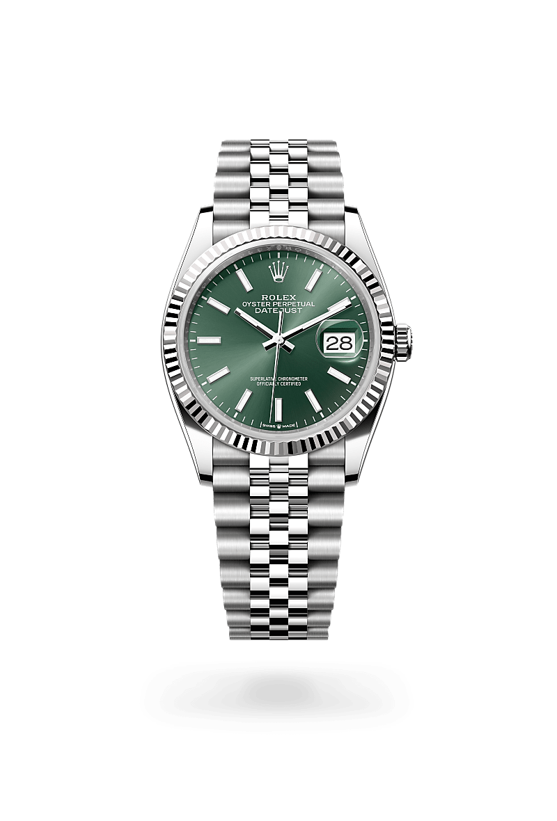 Rolex Datejust 36 in White Rolesor - combination of Oystersteel and white gold, M126234-0051 | The Hour Glass