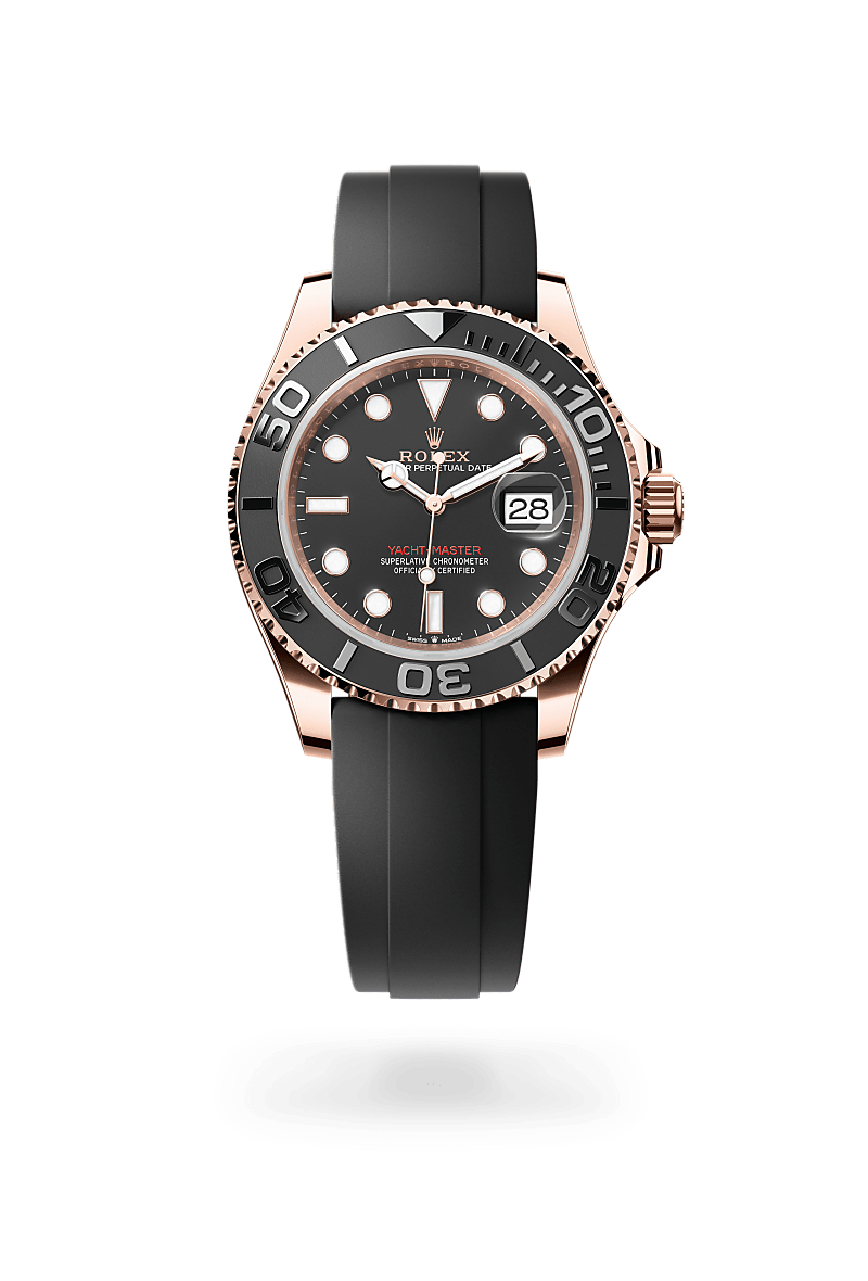 Rolex Yacht-Master 40 in 18 ct Everose gold, M126655-0002 | The Hour Glass