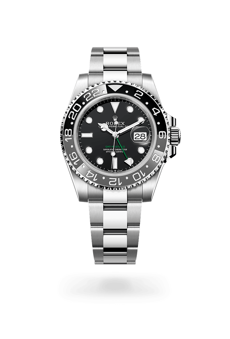 Rolex GMT-Master II in Oystersteel, M126710GRNR-0004 | The Hour Glass