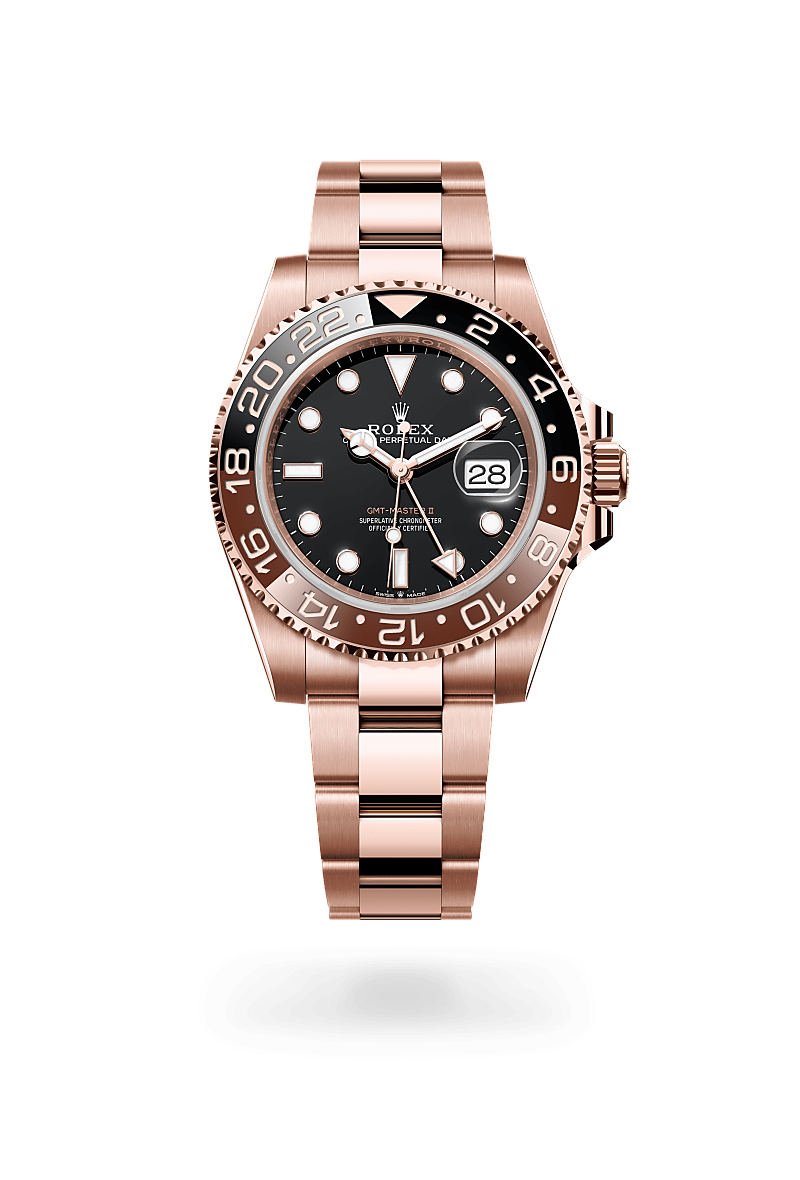 Rolex GMT-Master II in เอเวอโรสโกลด์ 18 กะรัต, M126715CHNR-0001 | The Hour Glass