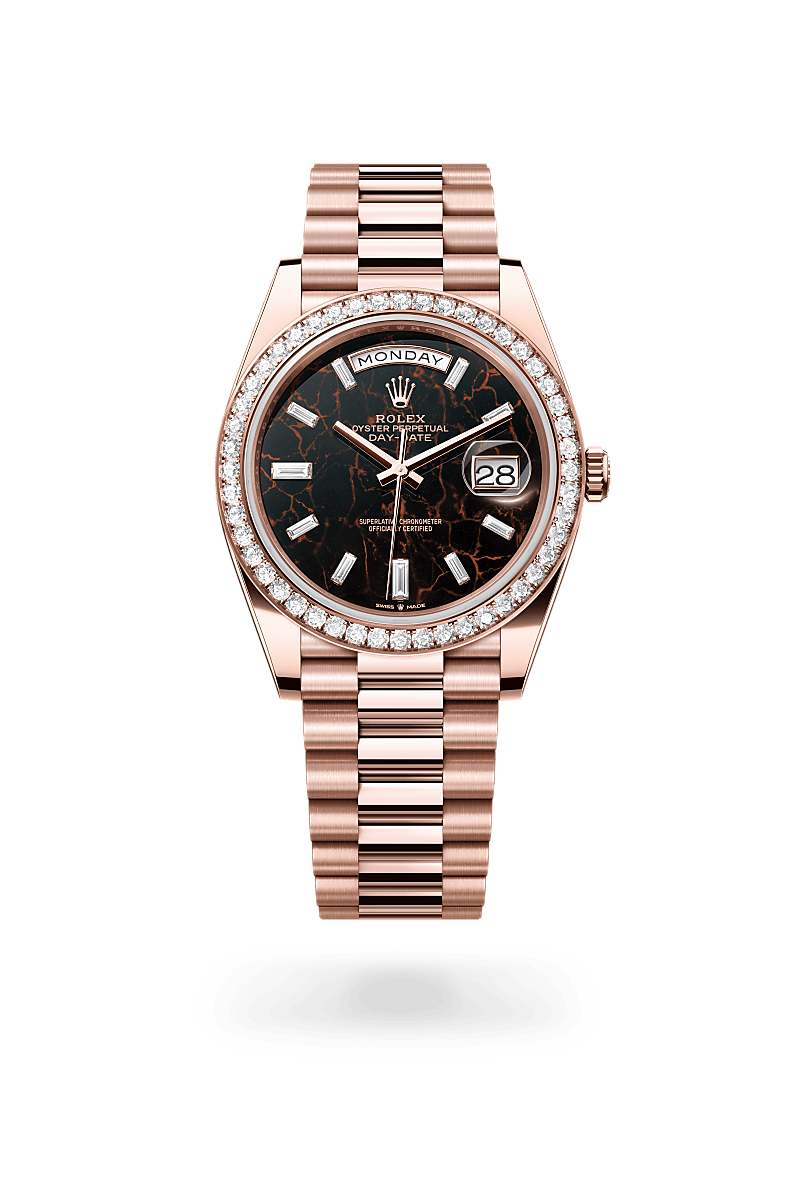 Rolex Day-Date 40 in 18 ct Everose gold, M228345RBR-0016 | The Hour Glass