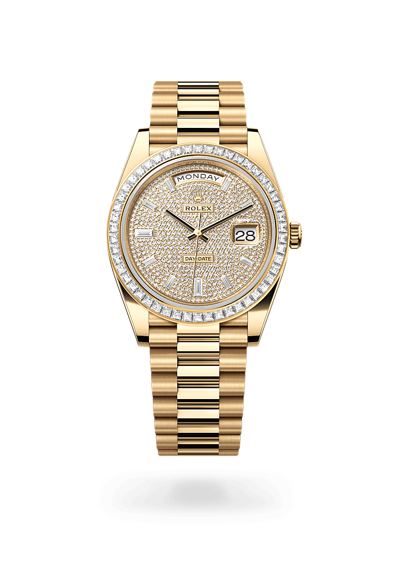 Rolex Day-Date 40 in 18 ct yellow gold, M228398TBR-0036 | The Hour Glass