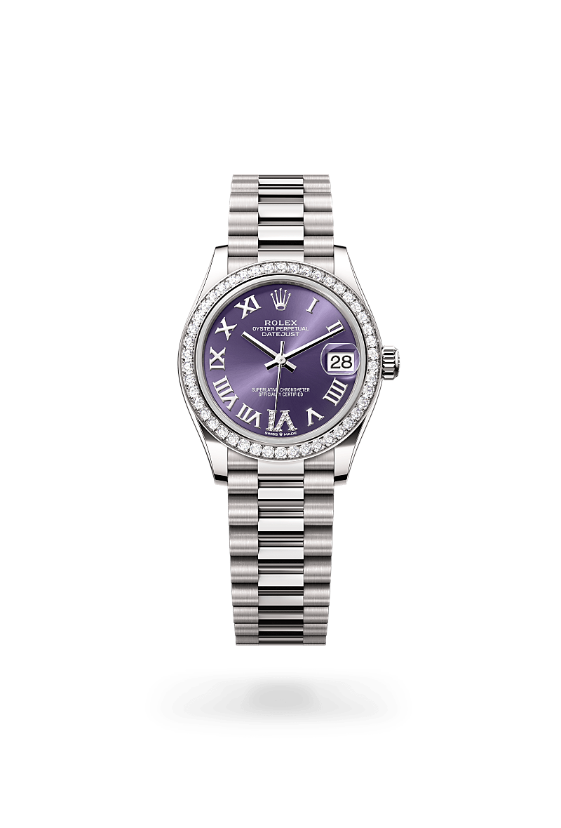 Rolex Datejust 31 in 18 ct white gold, M278289RBR-0019 | The Hour Glass