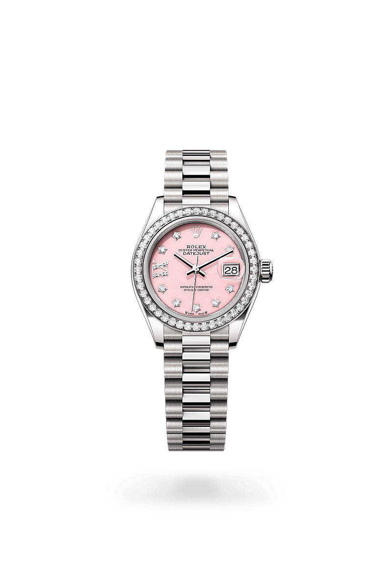 Rolex Lady-Datejust in 18 ct white gold, M279139RBR-0002 | The Hour Glass