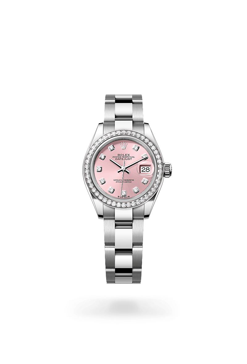 Rolex Lady-Datejust in White Rolesor - combination of Oystersteel and white gold, M279384RBR-0004 | The Hour Glass