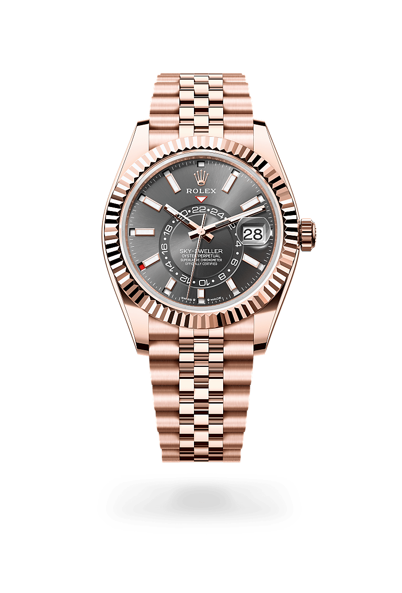 Rolex Sky-Dweller in เอเวอโรสโกลด์ 18 กะรัต, M336935-0008 | The Hour Glass