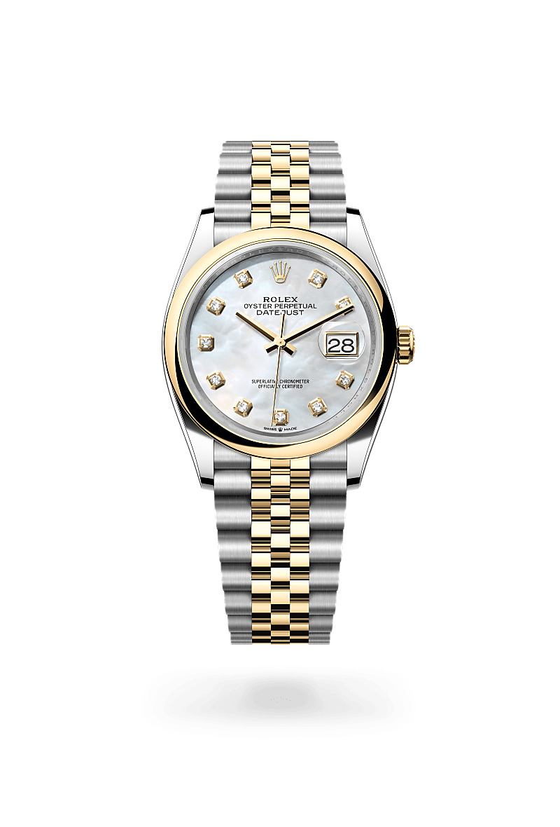 Rolex Datejust 36 in Yellow Rolesor - combination of Oystersteel and yellow gold, M126203-0023 - The Hour Glass