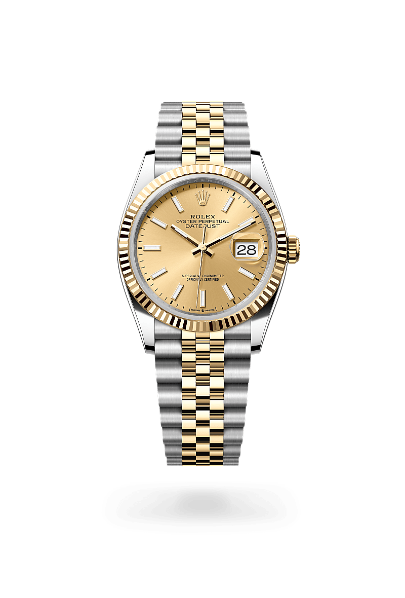 Rolex Datejust 36 in Yellow Rolesor - combination of Oystersteel and yellow gold, M126233-0015 - The Hour Glass