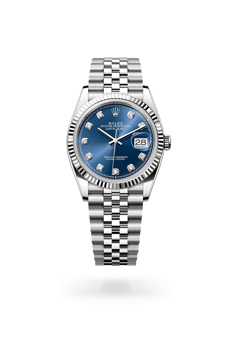 Rolex Datejust 36 in White Rolesor - combination of Oystersteel and white gold, M126234-0037 - The Hour Glass