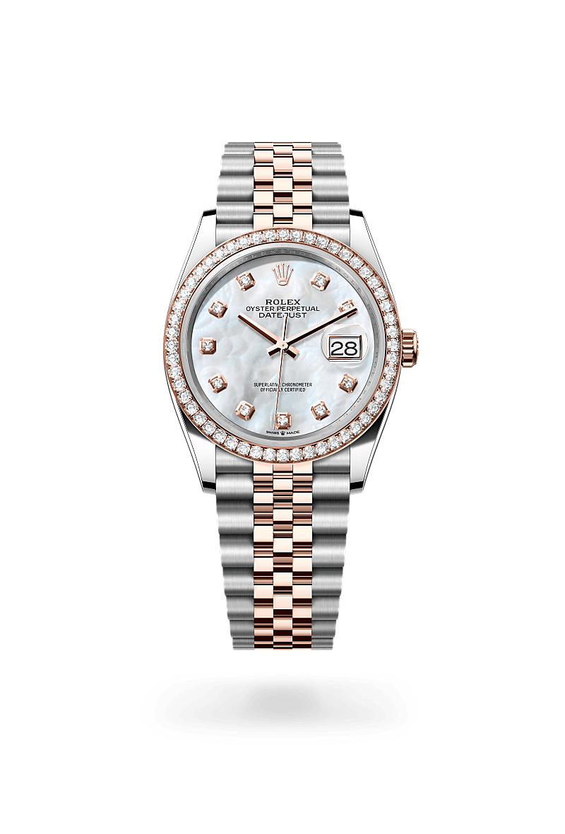 Rolex Datejust 36 in Everose Rolesor - combination of Oystersteel and Everose gold, M126281RBR-0009 - The Hour Glass