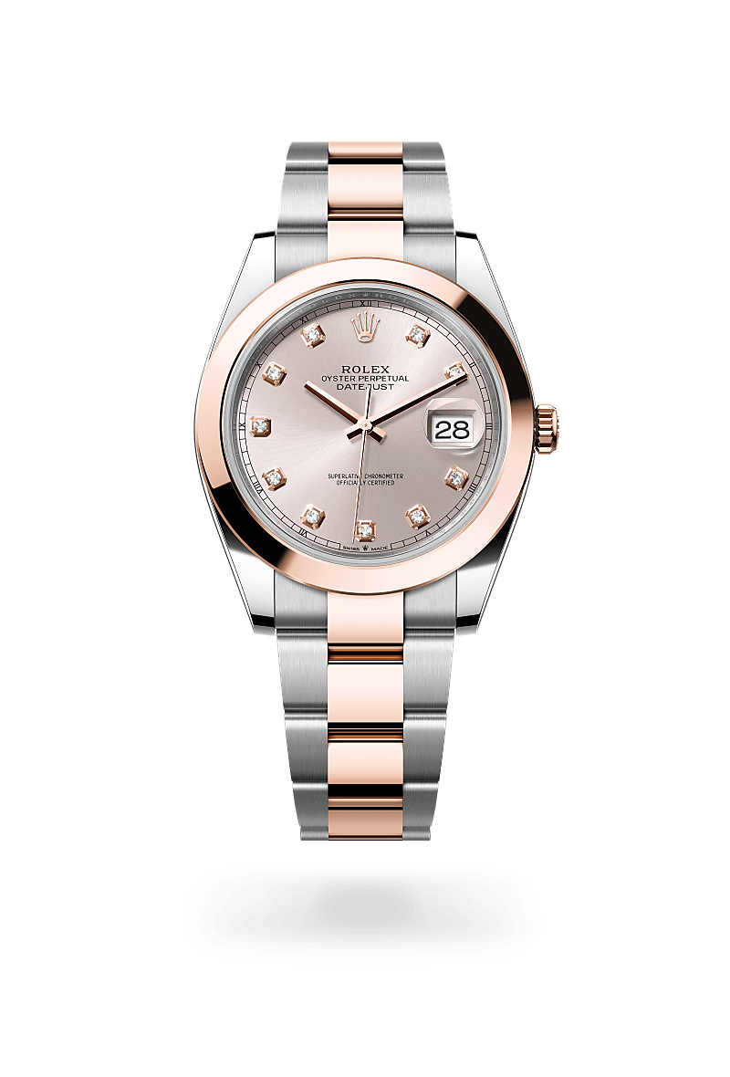 Rolex Datejust 41 in Everose Rolesor - combination of Oystersteel and Everose gold, M126301-0007 | The Hour Glass