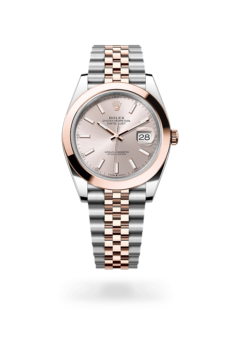 Rolex Datejust 41 in Everose Rolesor - combination of Oystersteel and Everose gold, M126301-0010 - The Hour Glass