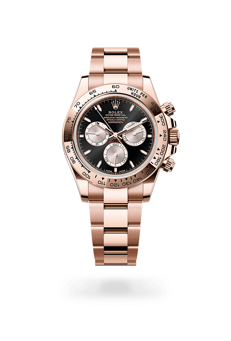 Rolex Cosmograph Daytona in 18 ct Everose gold, M126505-0001 | The Hour Glass