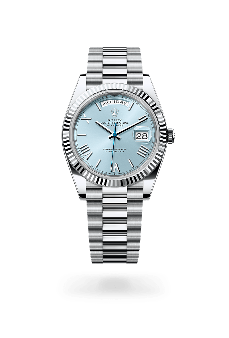 Rolex Day-Date 40 in แพลทินัม, M228236-0012 | The Hour Glass