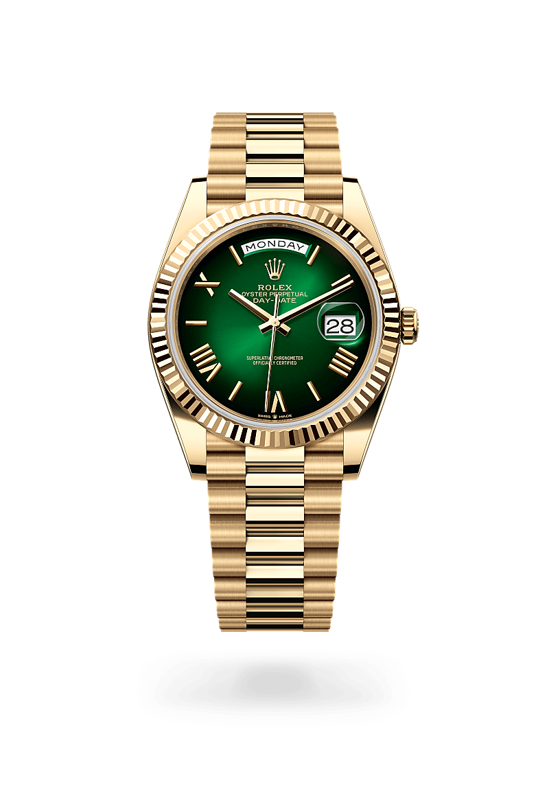 Rolex Day-Date 40 in 18 ct yellow gold, M228238-0069 | The Hour Glass