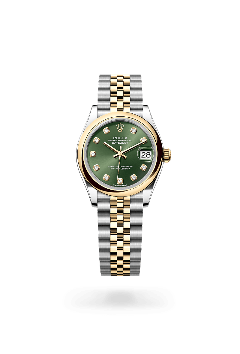Rolex Datejust 31 in Yellow Rolesor - combination of Oystersteel and yellow gold, M278243-0030 - The Hour Glass